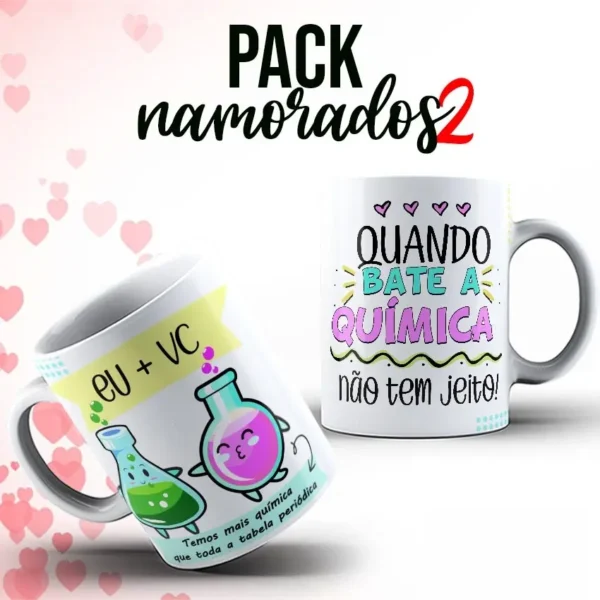 Kit de Designs p/ Sublimação em Canecas - Dia dos Namorados - Imagem 3
