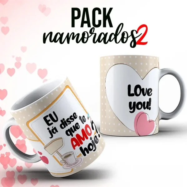 Kit de Designs p/ Sublimação em Canecas - Dia dos Namorados - Imagem 10