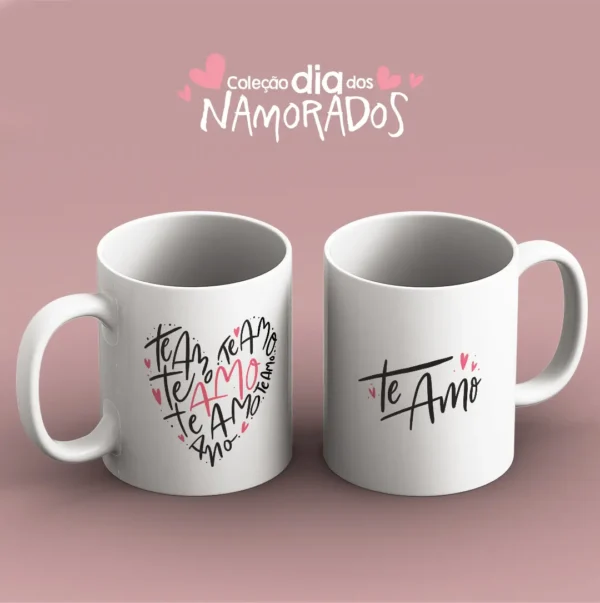 Canecas para Namorados - Kit Digital com 52 Artes em JPG - Imagem 9