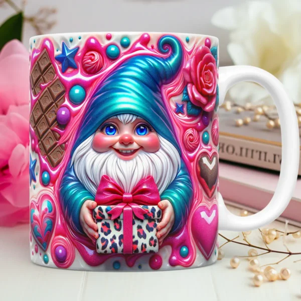 Dia dos Namorados: Artes Criativas de Gnomos para Canecas - Imagem 9