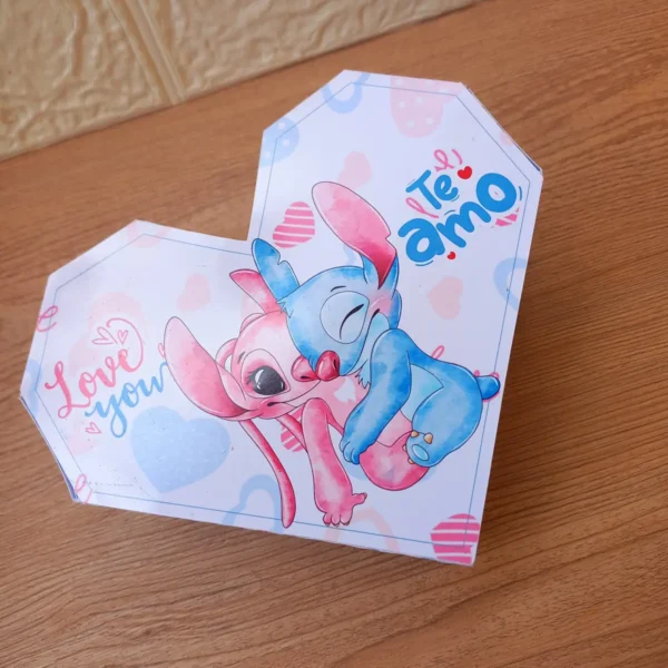Pack PDF Caixinhas Stitch Para Surpresa de Dia dos Namorados - Imagem 5