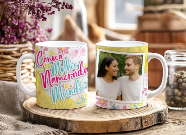 Canecas Personalizadas Dia dos Namorados Edite com Seu Toque - Imagem 3