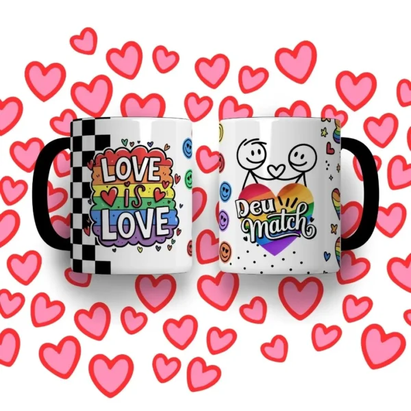 Celebre o Amor com 30 Artes para Caneca e Tubolata - JPG - Imagem 6