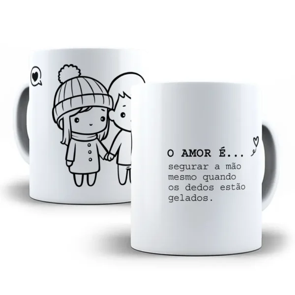 Decore suas Canecas para Dia dos Namorados com Artes Editáveis