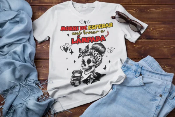Estampas Prontas Morri de Esperar um Namorado p/ Sublimação - Imagem 3