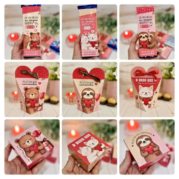 Explore o Amor com Nosso Kit de Corte Dia dos Namorados PDF - Imagem 4