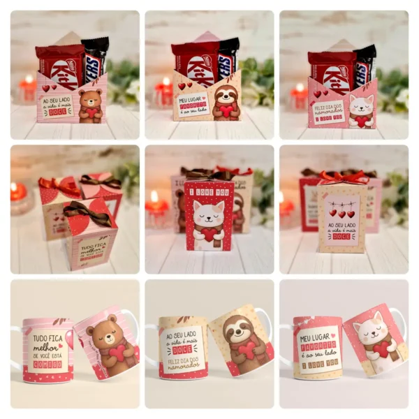 Explore o Amor com Nosso Kit de Corte Dia dos Namorados PDF