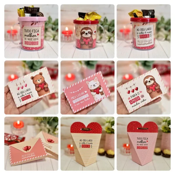 Explore o Amor com Nosso Kit de Corte Dia dos Namorados PDF - Imagem 3