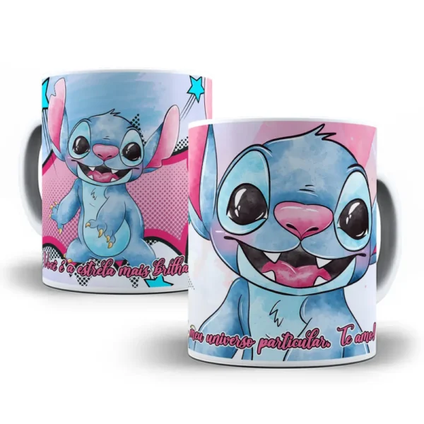 Dia dos Namorados Criativo: Artes para Canecas Stitch - Imagem 3