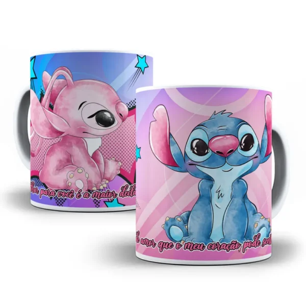 Dia dos Namorados Criativo: Artes para Canecas Stitch - Imagem 7
