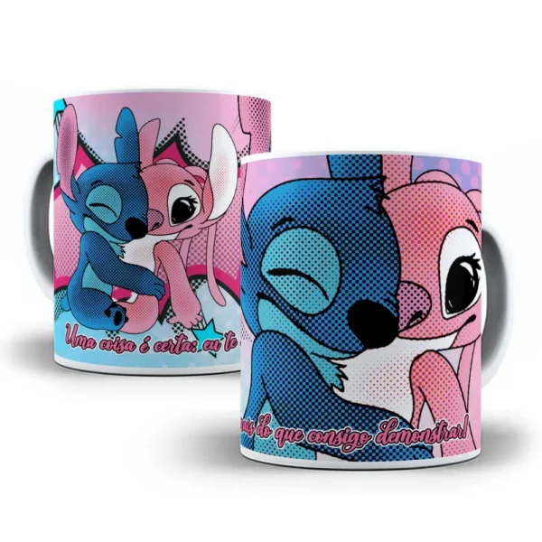 Dia dos Namorados Criativo: Artes para Canecas Stitch - Imagem 6
