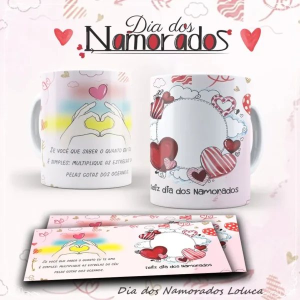 Mickey Disney: Kit Arte para Canecas, Especial Namorados - Imagem 2