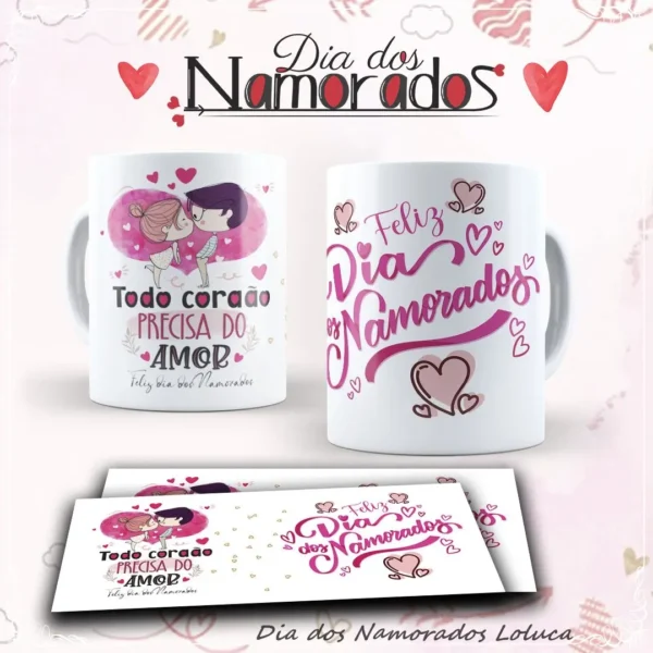 Mickey Disney: Kit Arte para Canecas, Especial Namorados - Imagem 3