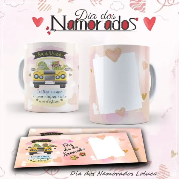 Mickey Disney: Kit Arte para Canecas, Especial Namorados - Imagem 4