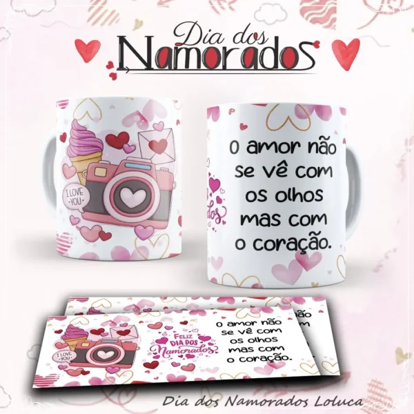 Mickey Disney: Kit Arte para Canecas, Especial Namorados - Imagem 10