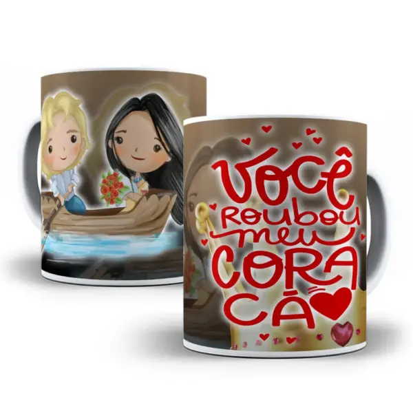 Templates Photoshop para Sublimação de Canecas Princesas - Imagem 4