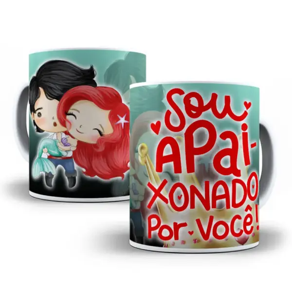 Templates Photoshop para Sublimação de Canecas Princesas