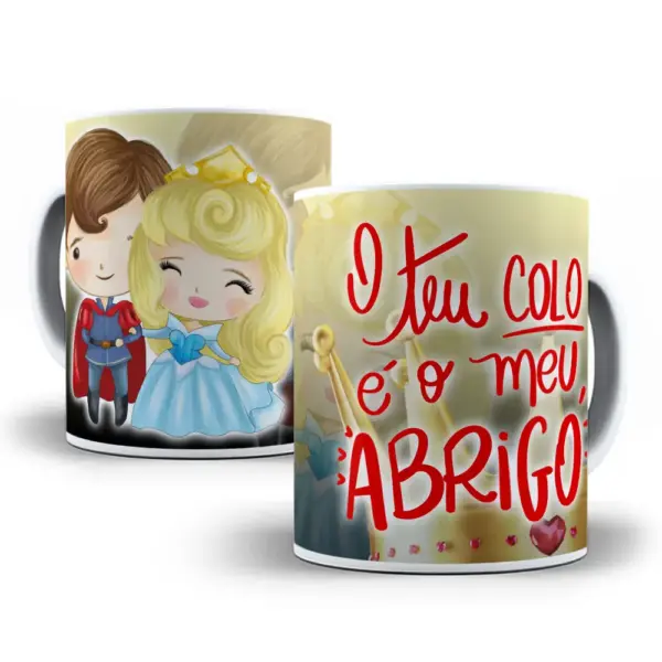 Templates Photoshop para Sublimação de Canecas Princesas - Imagem 10