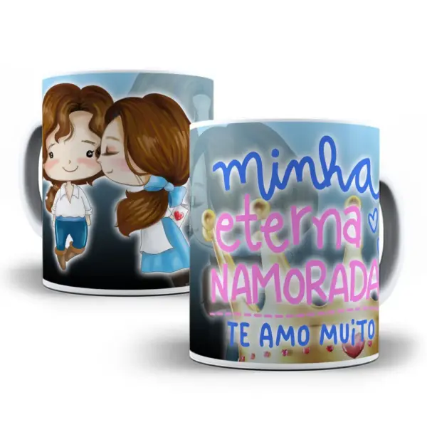 Templates Photoshop para Sublimação de Canecas Princesas - Imagem 6