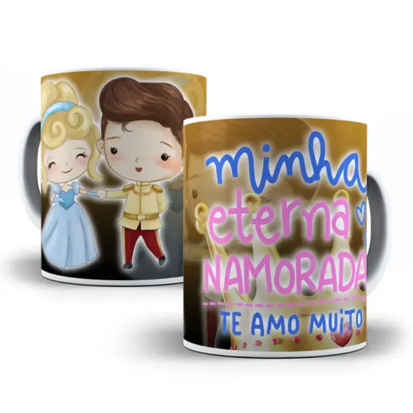 Templates Photoshop para Sublimação de Canecas Princesas - Imagem 5