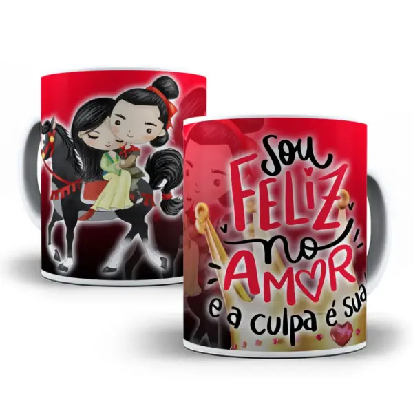 Templates Photoshop para Sublimação de Canecas Princesas - Imagem 8