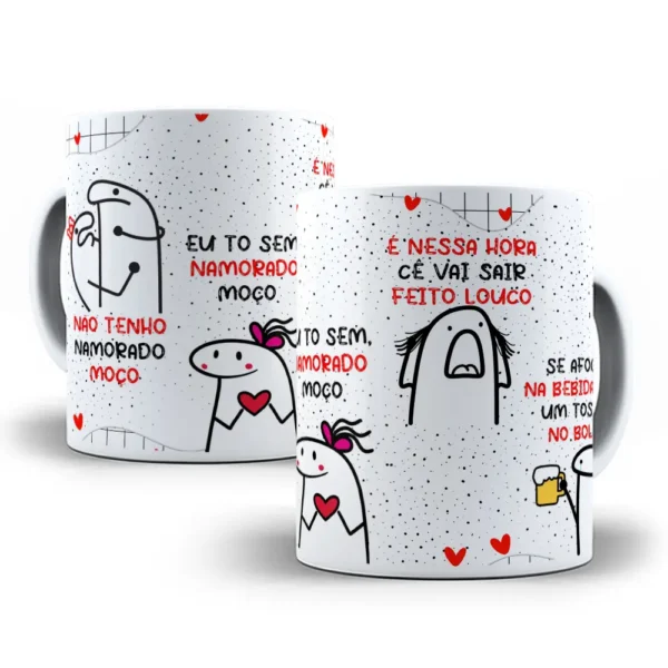Gráfico para Caneca "Eu Não Tenho Namorado" em CDR