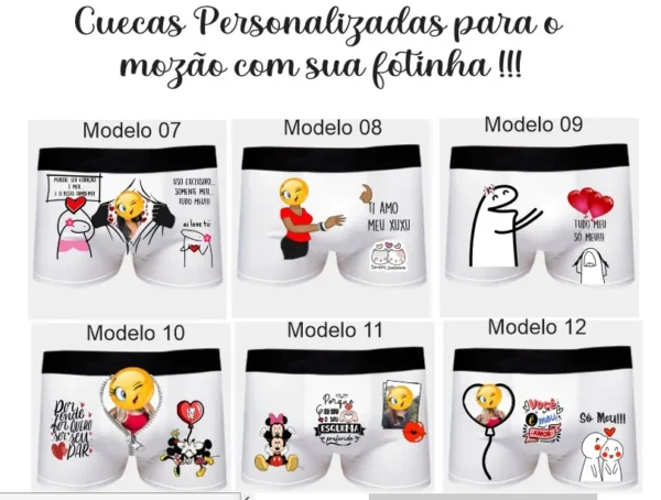 Estampas Divertidas em Corel para Lingerie Masculina - Imagem 3