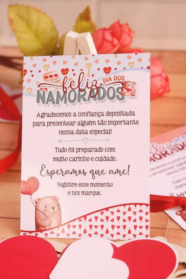 Porta Chocolate e Cartões Recadinhos em Arquivos PDF
