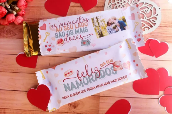 Porta Chocolate e Cartões Recadinhos em Arquivos PDF - Imagem 2