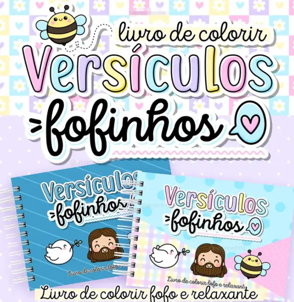 Descubra a Bíblia: Kit de Colorir Versículos Encantadores