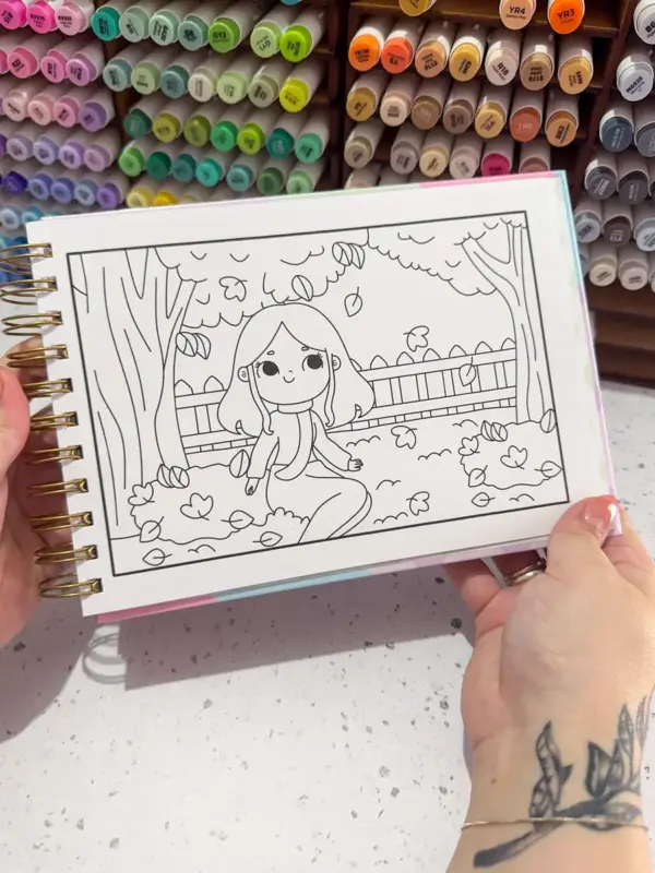PDF Atividades de Colorir - Tema Meninas Divertidas - Imagem 6