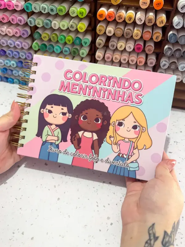 PDF Atividades de Colorir - Tema Meninas Divertidas - Imagem 7
