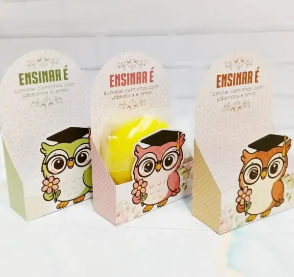 Mini Cesta Sabonete Arquivo Professores Mimo Personalizado