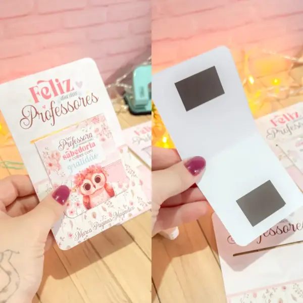 Marca Paginas Magnetico Personalizado Presente Professor