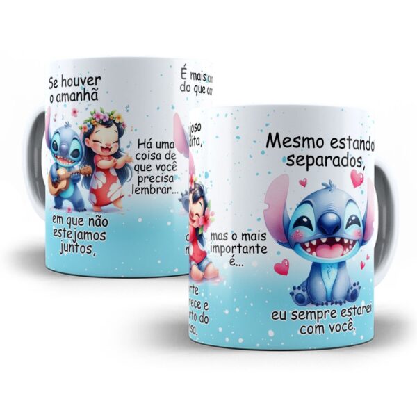 4 Estampas Caneca Dia da Amizade Lilo & Stitch em PNG