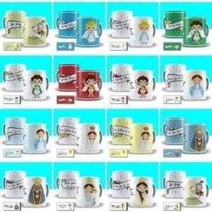 40 Artes Canecas Estampas Sublimação Santinhos Católico Cdr