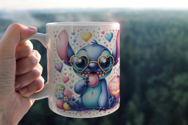 40 Artes Canecas Stitch - Png - Imagem 2