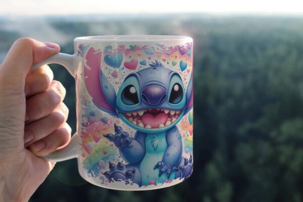 40 Artes Canecas Stitch - Png