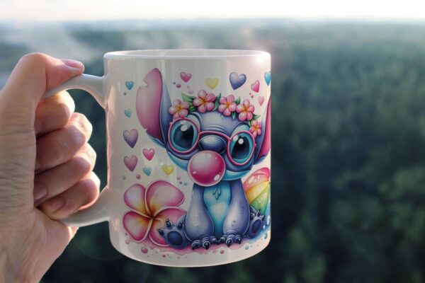 40 Artes Canecas Stitch - Png - Imagem 4