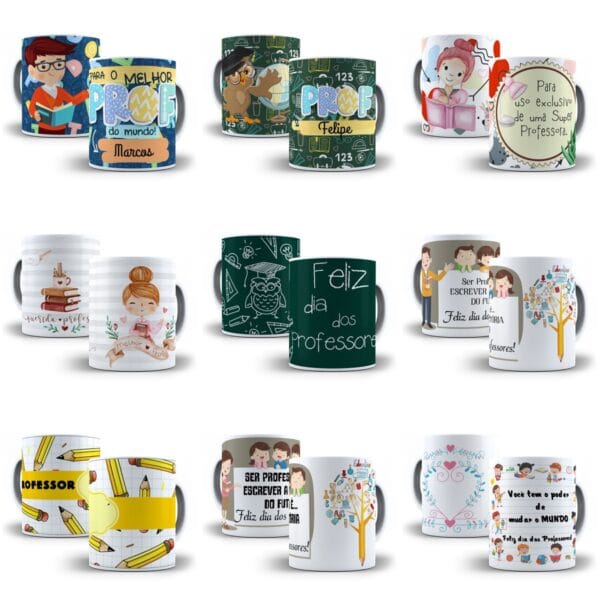 45 Artes Para Caneca Dia Do Professor Editavel Em Corel 2