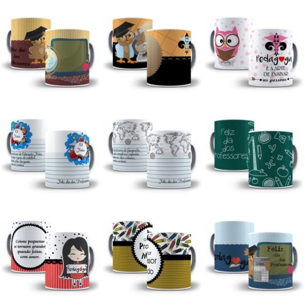 45 Artes Para Caneca Dia Do Professor Editavel Em Corel 3