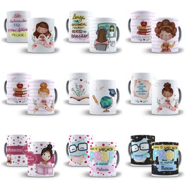 45 Artes Para Caneca Dia Do Professor Editavel Em Corel