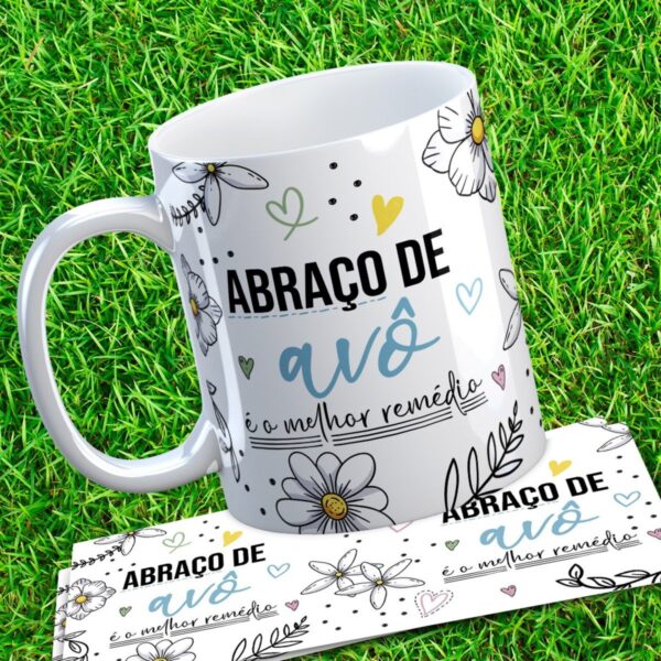 5 Artes Canecas Dia dos Avós Amor Eterno - Png e Corel - Imagem 2