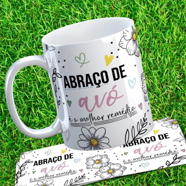 5 Artes Canecas Dia dos Avós Amor Eterno - Png e Corel - Imagem 3