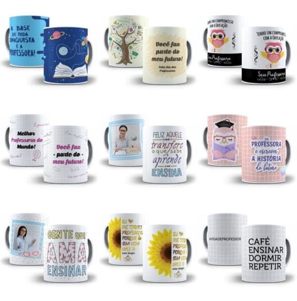 +500 Estampas Caneca Dia Dos Professores 2022 Corel Jpg Png