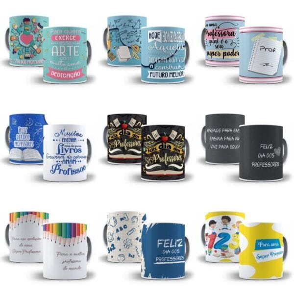 +500 Estampas Caneca Dia Dos Professores 2022 Corel Jpg Png