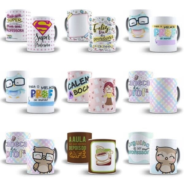 +500 Estampas Caneca Dia Dos Professores 2022 Corel Jpg Png