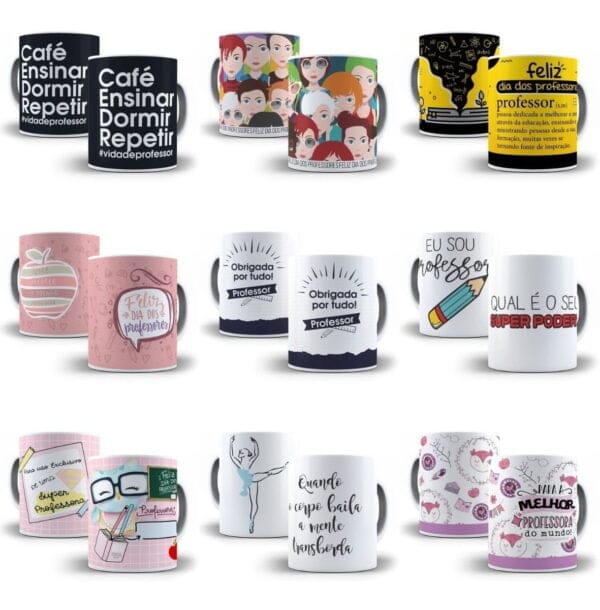 +500 Estampas Caneca Dia Dos Professores 2022 Corel Jpg Png