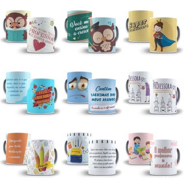 +500 Estampas Caneca Dia Dos Professores 2022 Corel Jpg Png