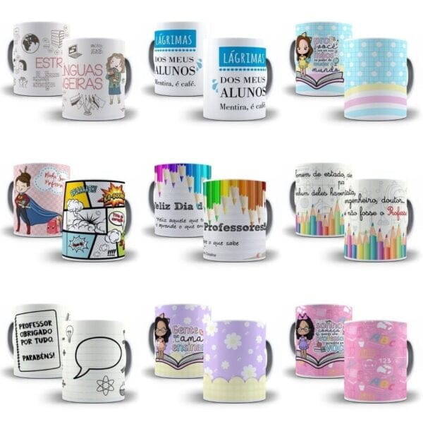 +500 Estampas Caneca Dia Dos Professores 2022 Corel Jpg Png